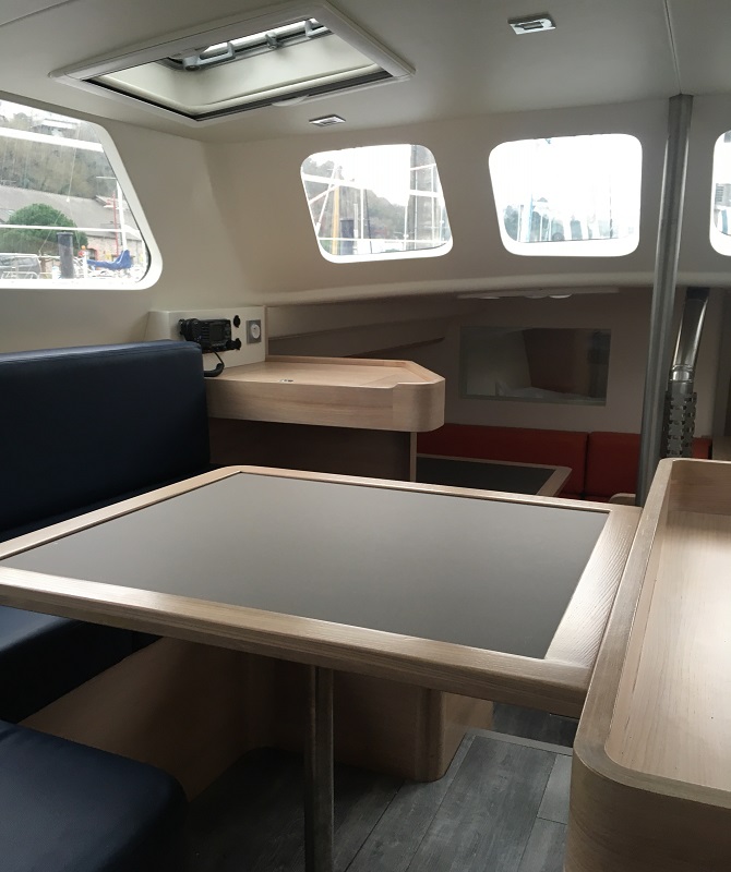 Pilot house for Explorer 50 expedition aluminum yacht