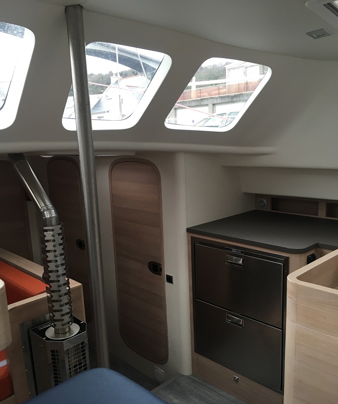 Pilot house for Explorer 50 expedition aluminum yacht