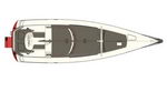 Explorer 54 - voilier aluminium dériveur intégral - plan de pont