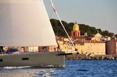 Futuna 70 aluminum composite sail yacht under sail from Marc Lombard design