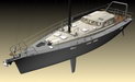 Aluminum sailboat 3D images