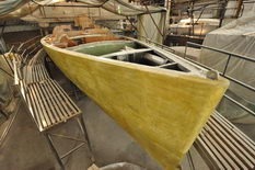 aluminum hull with primer