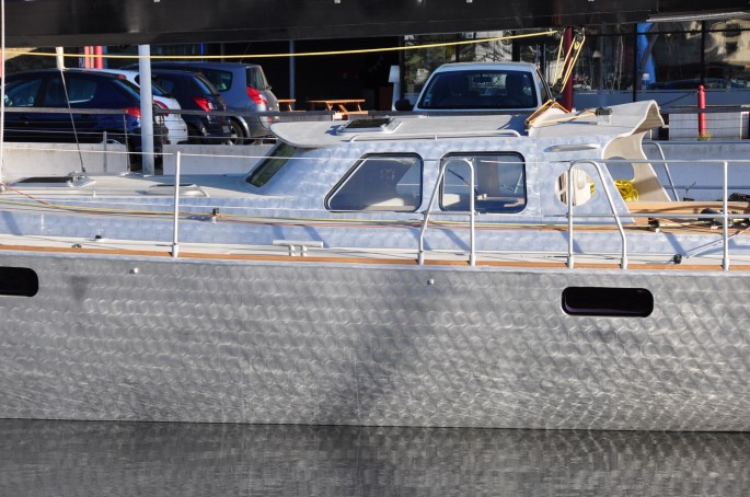 Explorer 54 aluminum sail yacht