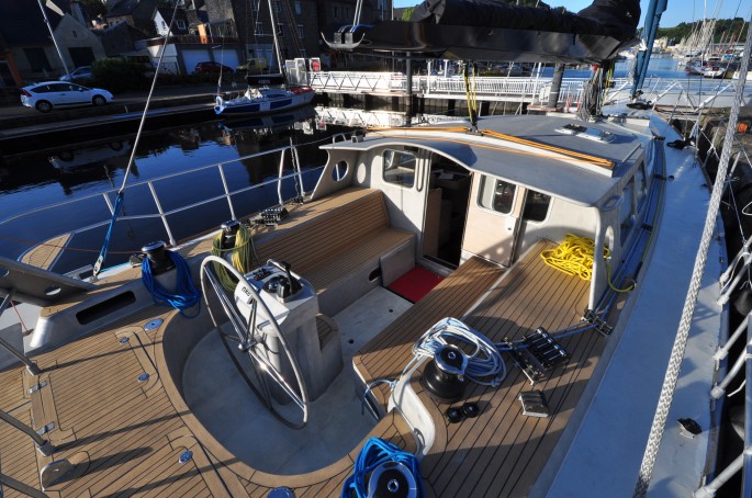 Explorer 54 aluminum sail yacht