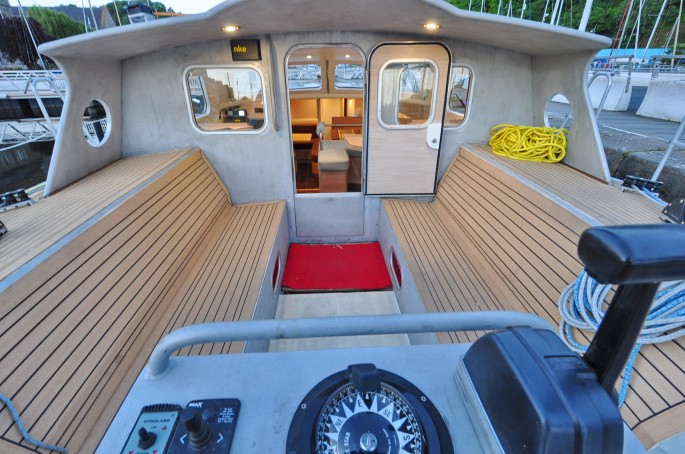 Explorer 54 aluminum sail yacht
