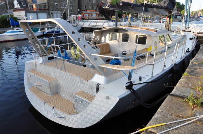 Explorer 54 aluminum sail yacht