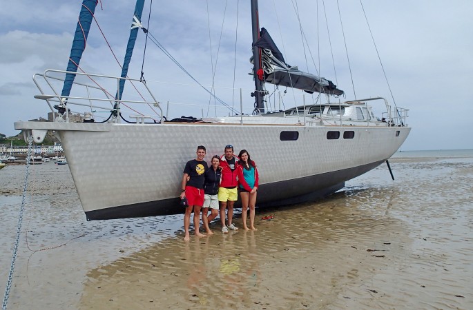 Explorer 54 aluminum sail yacht