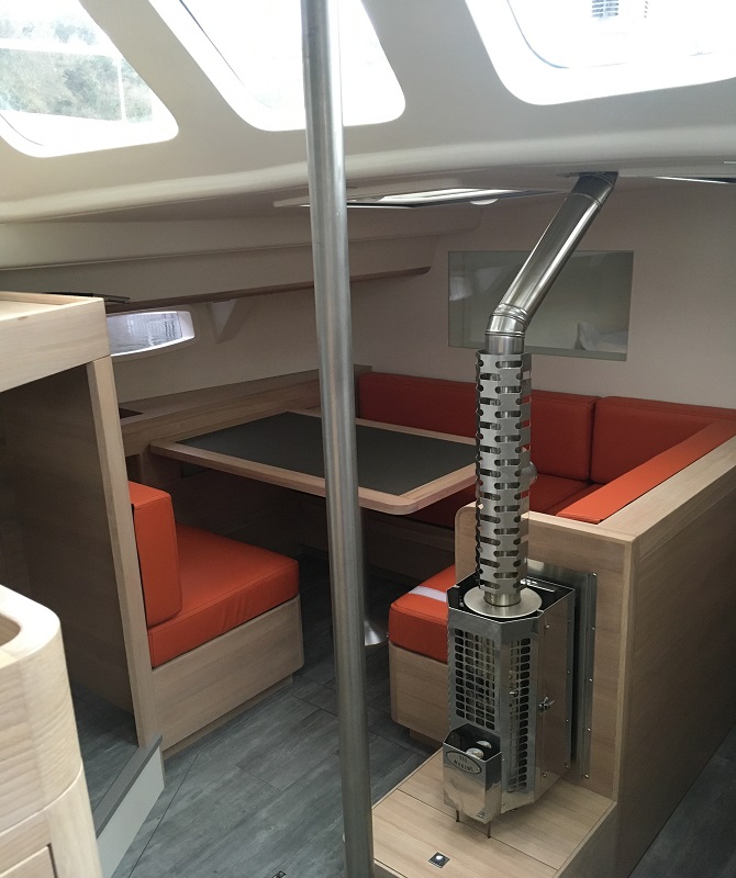 Pilot house for Explorer 50 expedition aluminum yacht