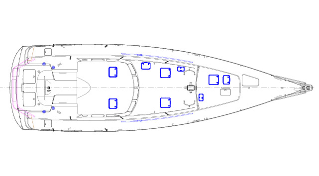 Sail plan expedition aluminum yacht